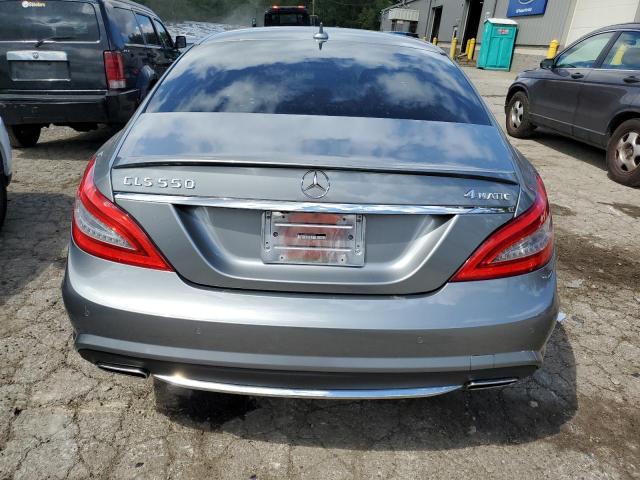 WDDLJ9BB9EA089894 - 2014 MERCEDES-BENZ CLS 550 4MATIC SILVER photo 6