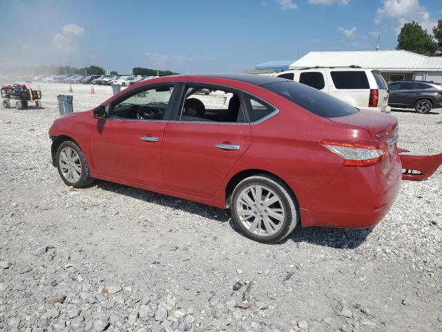 3N1AB7AP9EY341898 - 2014 NISSAN SENTRA S RED photo 2