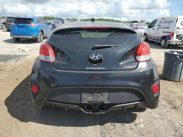 KMHTC6AEXEU194629 - 2014 HYUNDAI VELOSTER TURBO BLACK photo 6