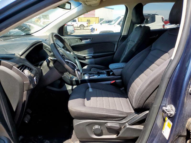 2FMPK3G98KBC09837 - 2019 FORD EDGE SE BLUE photo 7