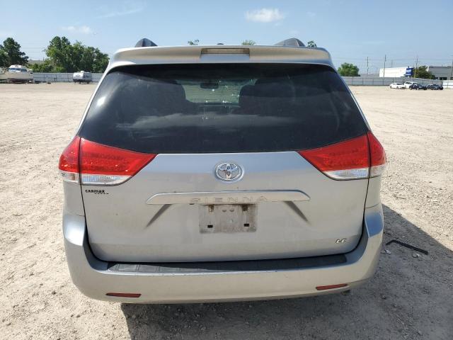 5TDKK3DC0ES481171 - 2014 TOYOTA SIENNA LE SILVER photo 6