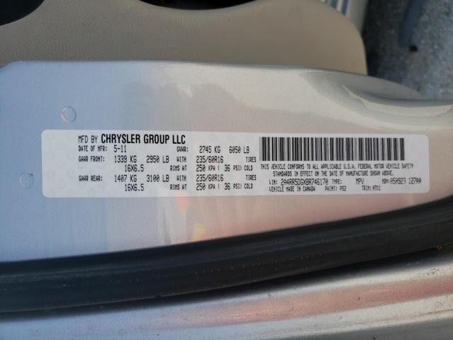 2A4RR5DGXBR746170 - 2011 CHRYSLER TOWN & COU TOURING 银色 照片 13