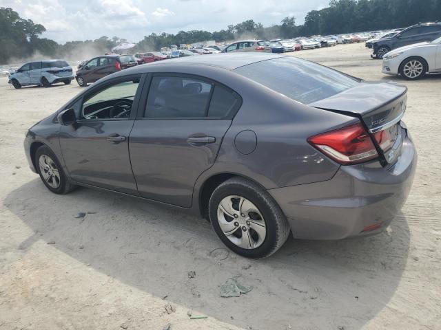 19XFB2F50FE073324 - 2015 HONDA CIVIC LX GRAY photo 2