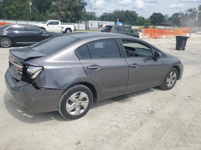 19XFB2F50FE073324 - 2015 HONDA CIVIC LX GRAY photo 3