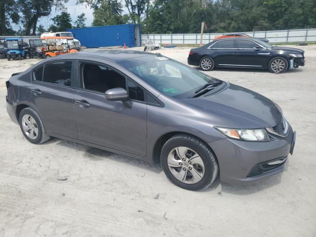 19XFB2F50FE073324 - 2015 HONDA CIVIC LX GRAY photo 4