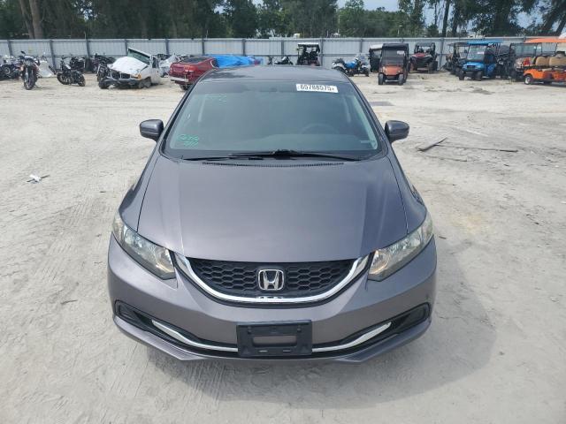 19XFB2F50FE073324 - 2015 HONDA CIVIC LX GRAY photo 5
