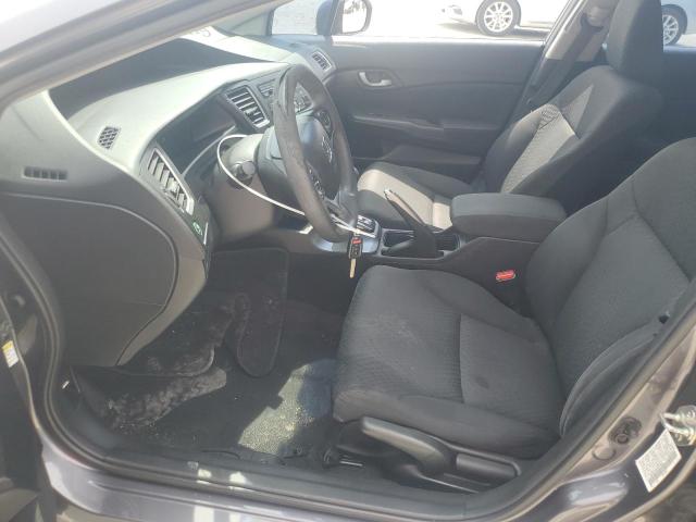 19XFB2F50FE073324 - 2015 HONDA CIVIC LX GRAY photo 7