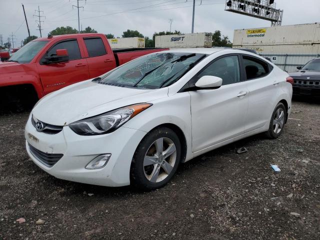 5NPDH4AE4DH421496 - 2013 HYUNDAI ELANTRA GLS WHITE photo 1