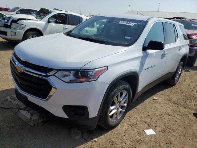 1GNERFKW3KJ156361 - 2019 CHEVROLET TRAVERSE LS WHITE photo 1