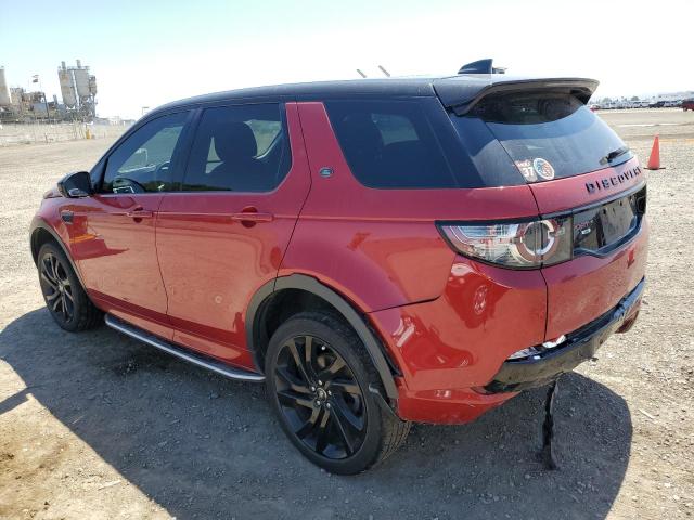 SALCR2BG0HH718176 - 2017 LAND ROVER DISCOVERY HSE RED photo 2