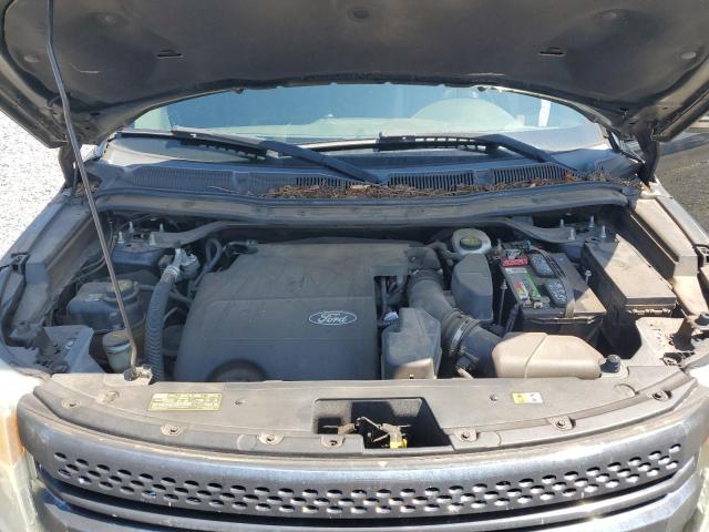 1FMHK7D85CGA74818 - 2012 FORD EXPLORER XLT შავი ფოტო 12