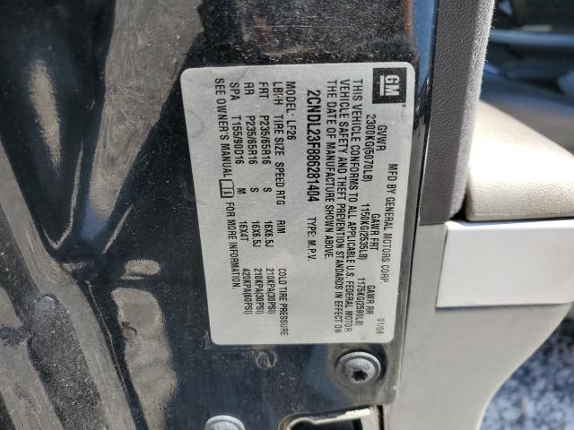 2CNDL23F886281404 - 2008 CHEVROLET EQUINOX LS Qara foto 13