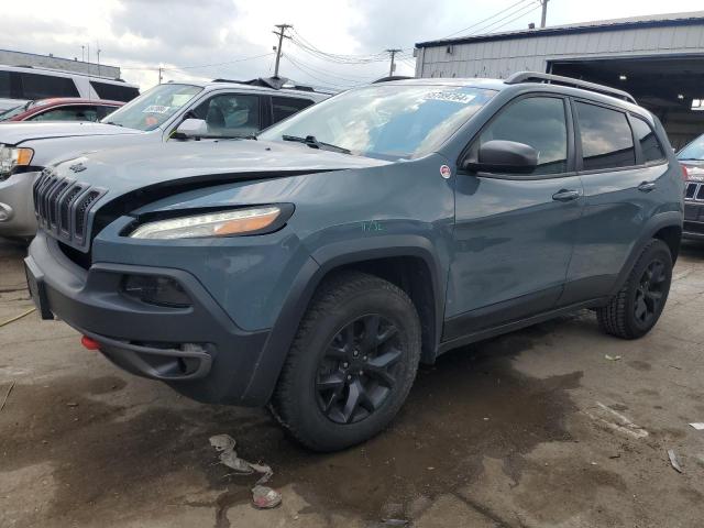 1C4PJMBS8FW717480 - 2015 JEEP CHEROKEE TRAILHAWK GRAY photo 1