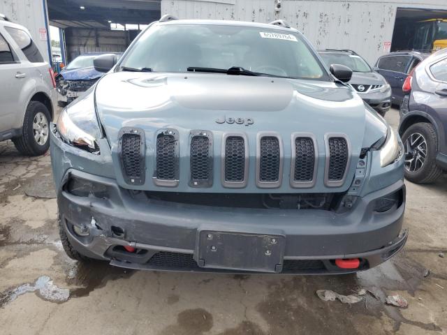 1C4PJMBS8FW717480 - 2015 JEEP CHEROKEE TRAILHAWK GRAY photo 5