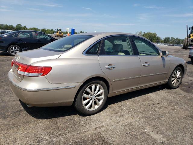 KMHFC46F87A157683 - 2007 HYUNDAI AZERA SE GOLD photo 3