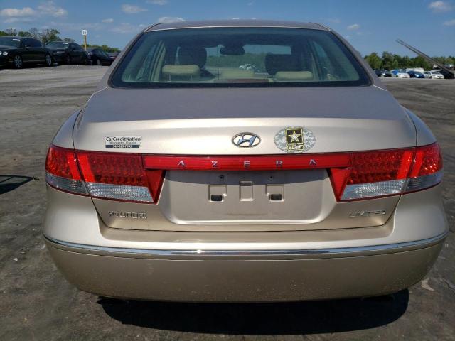 KMHFC46F87A157683 - 2007 HYUNDAI AZERA SE GOLD photo 6