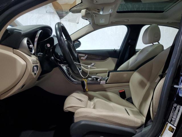 55SWF4KB6FU041210 - 2015 MERCEDES-BENZ C 300 4MATIC BLACK photo 7