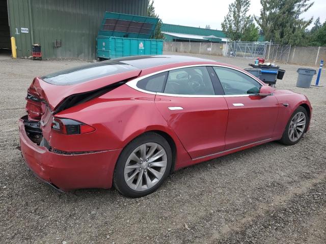 5YJSA1E23HF234071 - 2017 TESLA MODEL S RED photo 3