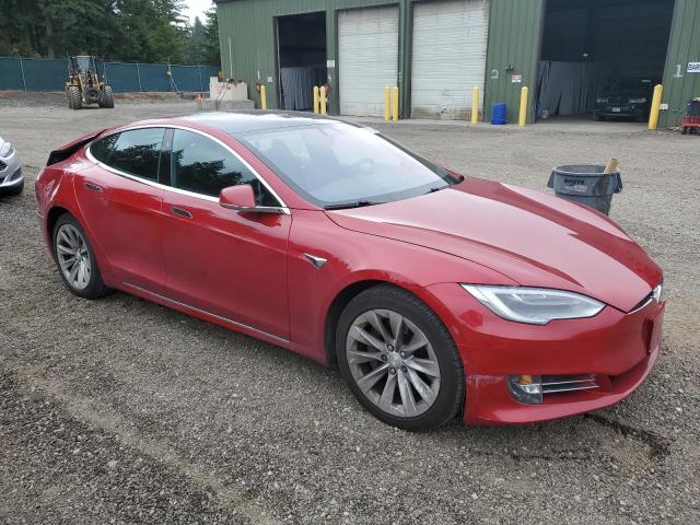 5YJSA1E23HF234071 - 2017 TESLA MODEL S RED photo 4