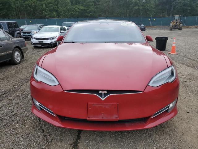 5YJSA1E23HF234071 - 2017 TESLA MODEL S RED photo 5