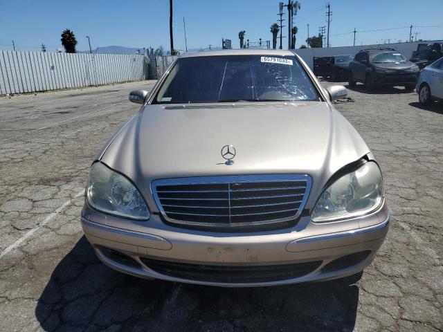 WDBNG70J64A394606 - 2004 MERCEDES-BENZ S 430 TAN photo 5