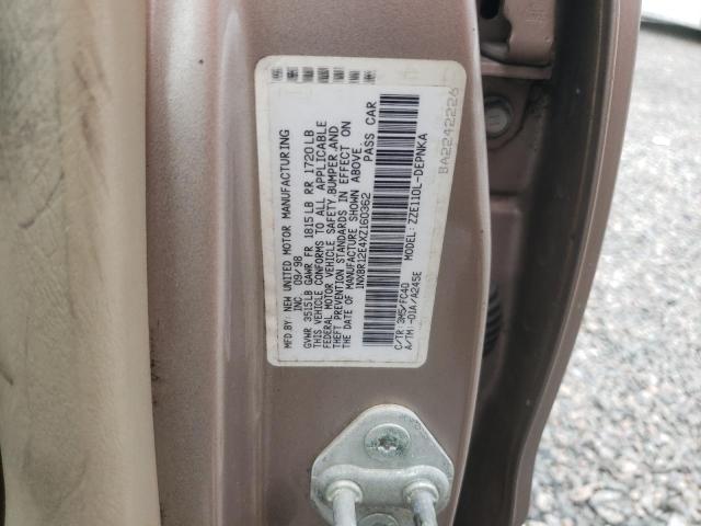 1NXBR12E4XZ160362 - 1999 TOYOTA COROLLA VE TAN photo 12