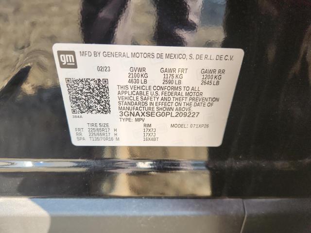 3GNAXSEG0PL209227 - 2023 CHEVROLET EQUINOX LS 黑色 照片 13