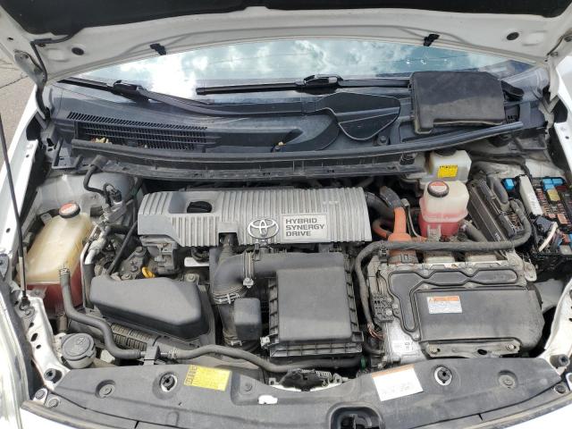 JTDKN3DU6F0415941 - 2015 TOYOTA PRIUS WHITE photo 11