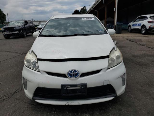 JTDKN3DU6F0415941 - 2015 TOYOTA PRIUS WHITE photo 5