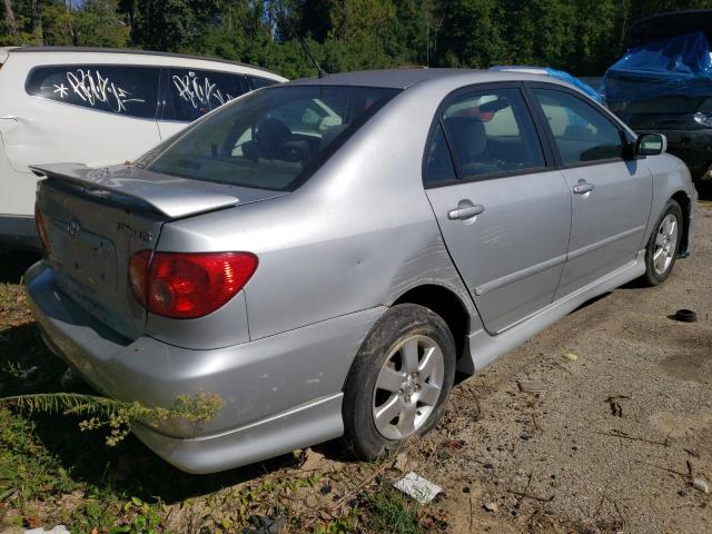 1NXBR32E45Z423278 - 2005 TOYOTA COROLLA CE SILVER photo 3