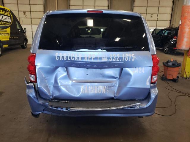 2C4RDGBG8ER354179 - 2014 DODGE GRAND CARA SE BLUE photo 6