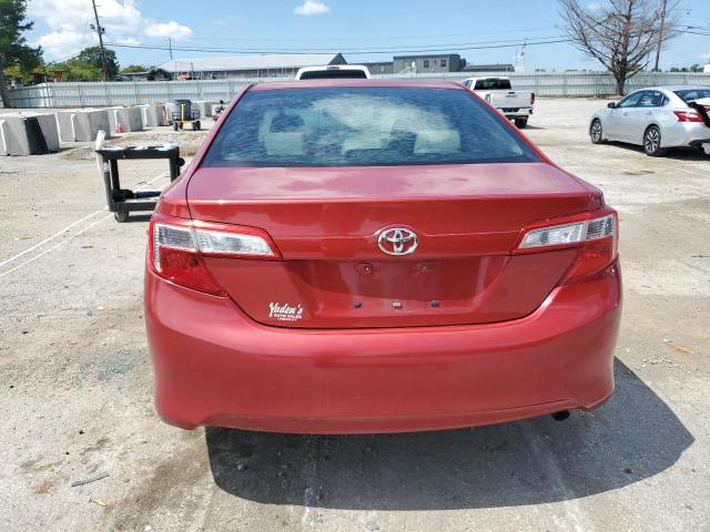 4T1BF1FKXCU572689 - 2012 TOYOTA CAMRY 4C BASE RED photo 6