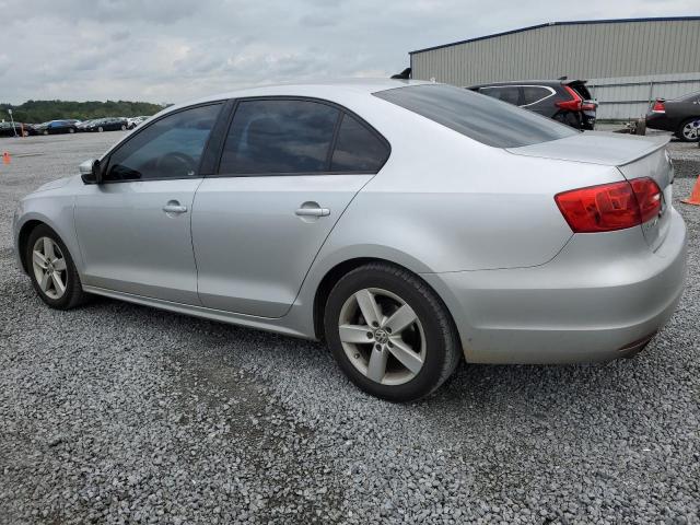 3VWLL7AJ4CM409914 - 2012 VOLKSWAGEN JETTA TDI SILVER photo 2