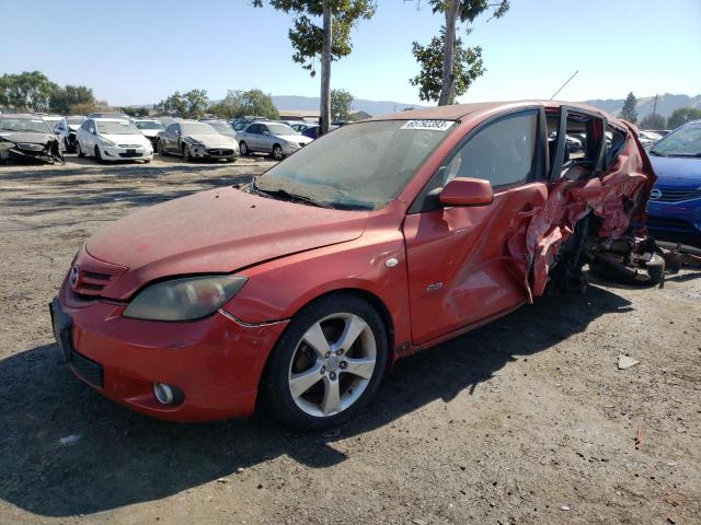 JM1BK343951290863 - 2005 MAZDA 3 HATCHBACK RED photo 1