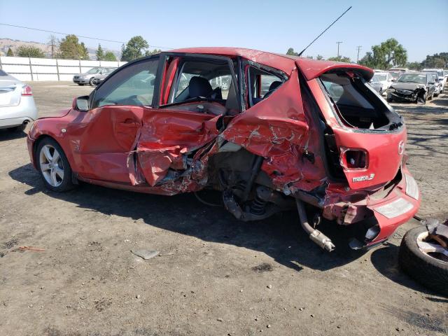 JM1BK343951290863 - 2005 MAZDA 3 HATCHBACK RED photo 2