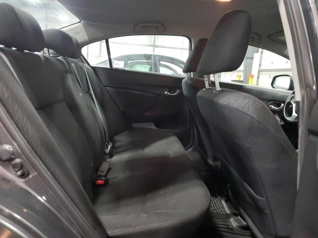 2HGFB2F56DH564855 - 2013 HONDA CIVIC LX GRAY photo 10