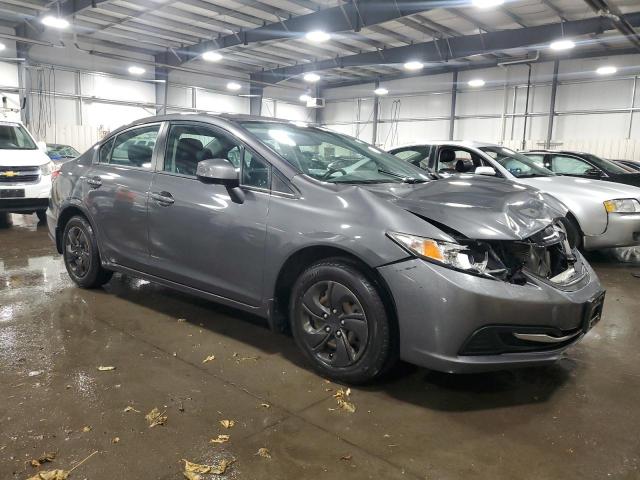 2HGFB2F56DH564855 - 2013 HONDA CIVIC LX GRAY photo 4