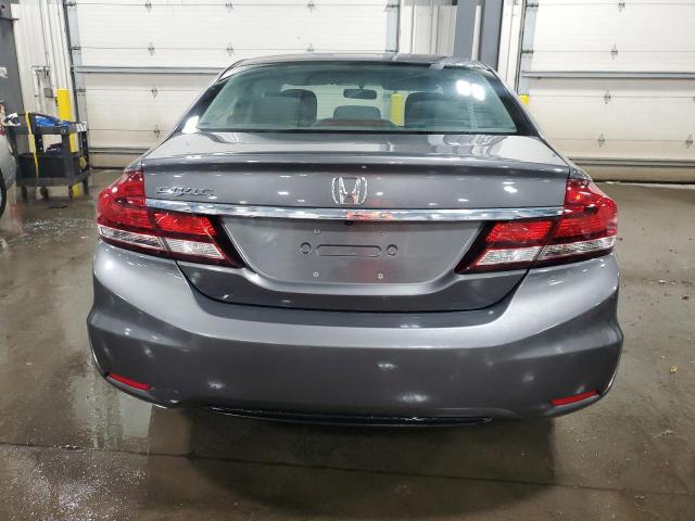 2HGFB2F56DH564855 - 2013 HONDA CIVIC LX GRAY photo 6