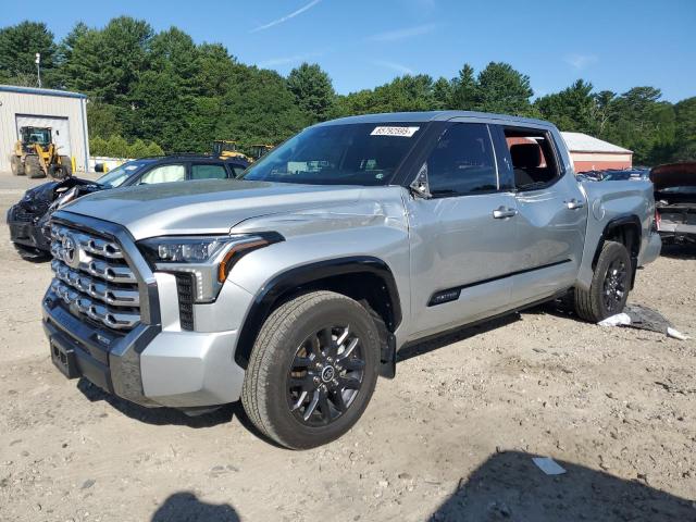 5TFNA5DB9PX125138 - 2023 TOYOTA TUNDRA CREWMAX PLATINUM SILVER photo 1