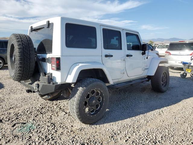 1C4BJWEG1EL259570 - 2014 JEEP WRANGLER U SAHARA WHITE photo 3