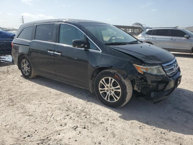 5FNRL5H6XCB038359 - 2012 HONDA ODYSSEY EXL BLACK photo 4