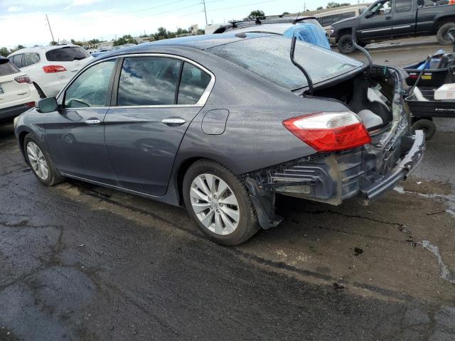 1HGCR2F86DA106188 - 2013 HONDA ACCORD EXL GRAY photo 2