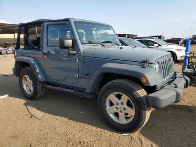 1C4AJWAG2FL608982 - 2015 JEEP WRANGLER SPORT GRAY photo 4