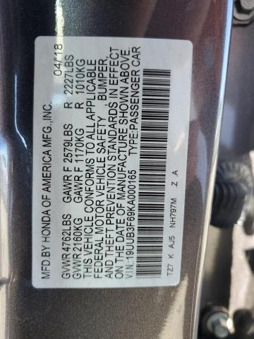 19UUB3F69KA000165 - 2019 ACURA TLX TECHNOLOGY Boz foto 12