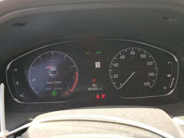 1HGCV1F5XJA054457 - 2018 HONDA ACCORD EXL WHITE photo 9