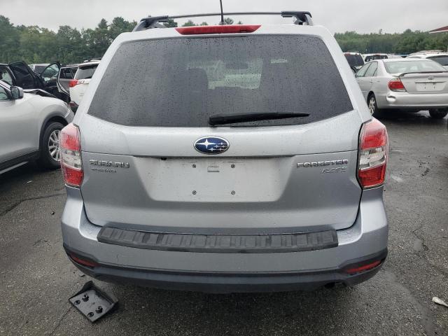 JF2SJAEC7EH521970 - 2014 SUBARU FORESTER 2.5I PREMIUM SILVER photo 6
