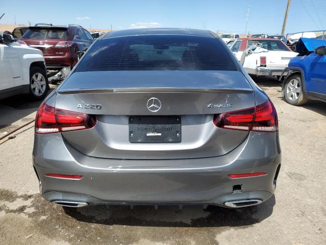 W1K3G4FB2MJ271088 - 2021 MERCEDES-BENZ A 220 4MATIC GRAY photo 6