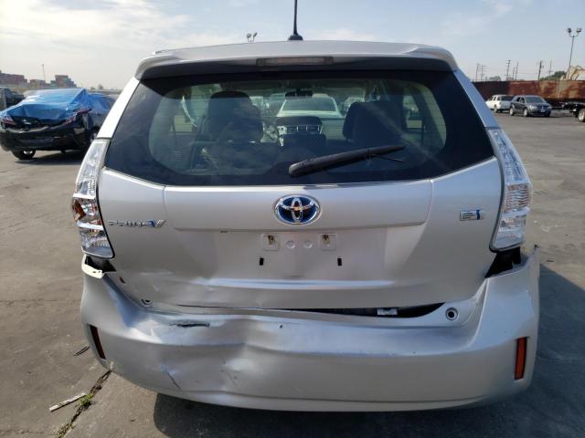 JTDZN3EU3C3128788 - 2012 TOYOTA PRIUS V SILVER photo 6