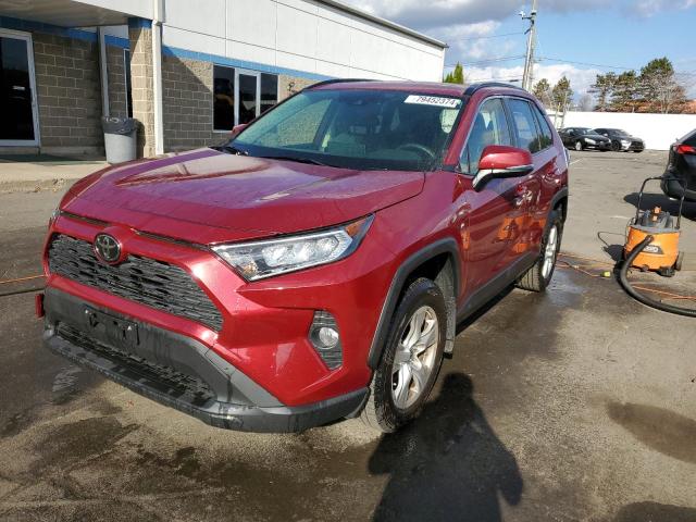 JTMP1RFV2KD042507 - 2019 TOYOTA RAV4 XLE 勃艮第红 照片 2
