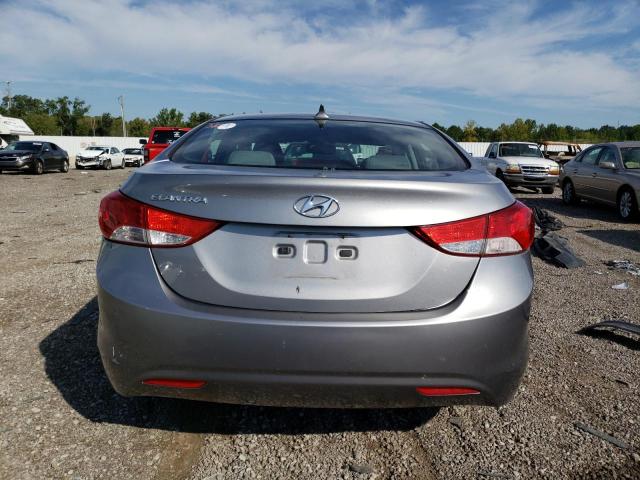 KMHDH4AE5CU441756 - 2012 HYUNDAI ELANTRA GLS GRAY photo 6